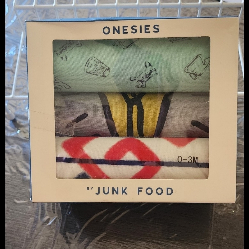 Junk Food Baby Onesies Set